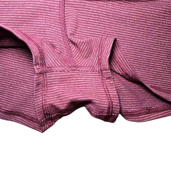 Lululemon Boogie Short - Tonka Stripe Bordeaux Drama - Picture 6 of 6